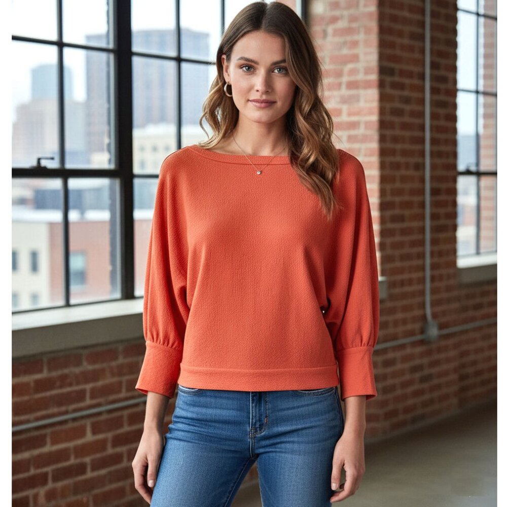 RACHEL COMEY 'Tempe Top', Red, Women's Size 8, NWOT